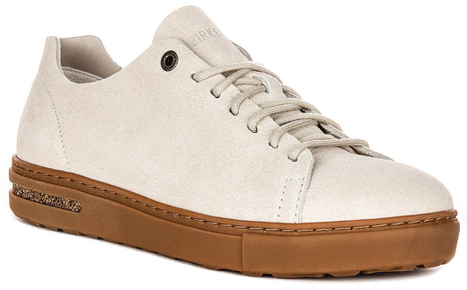 Zapatillas Birkenstock Bend Low | cuero de ante gris para hombres y mujeres - horma regular