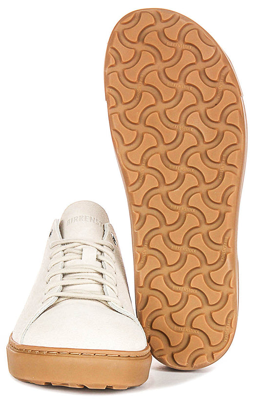 Zapatillas Birkenstock Bend Low | cuero de ante gris para hombres y mujeres - horma regular