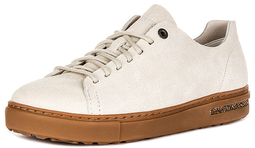 Zapatillas Birkenstock Bend Low | cuero de ante gris para hombres y mujeres - horma regular