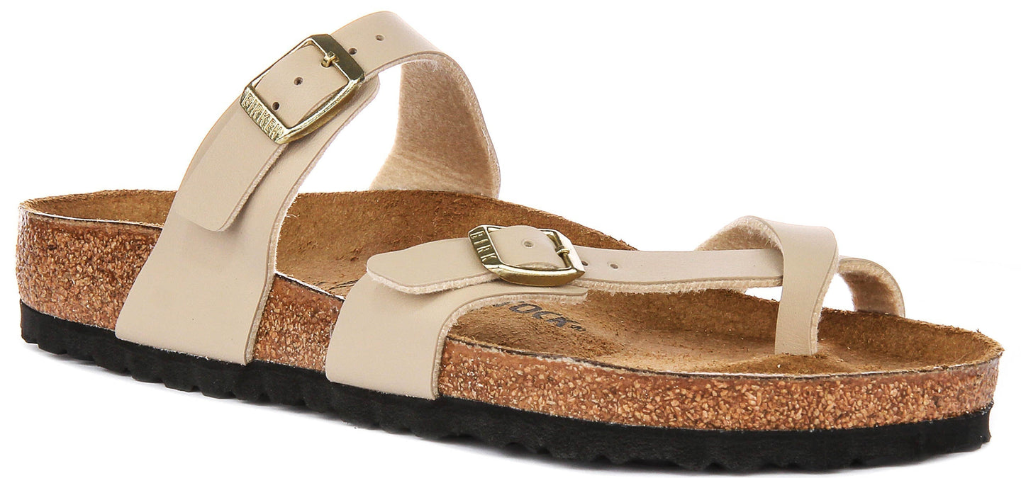 Birkenstock Mayari sandales | cuir suédé beige pour hommes et femmes