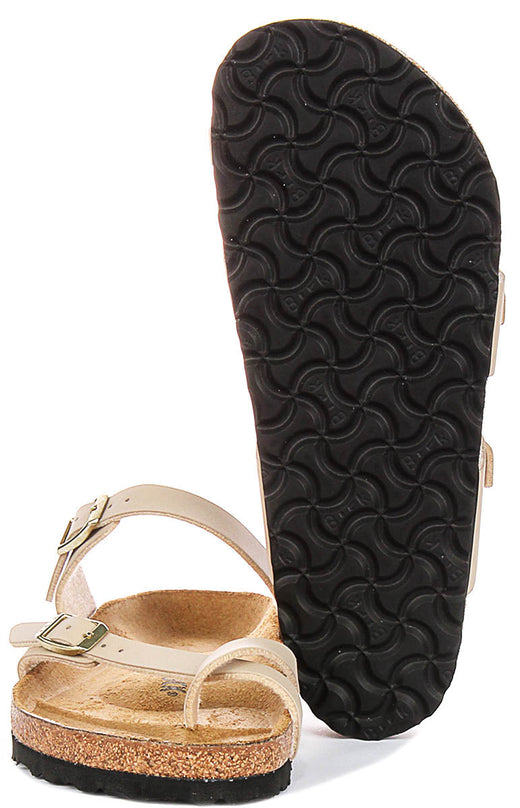 Birkenstock Mayari sandales | cuir suédé beige pour hommes et femmes