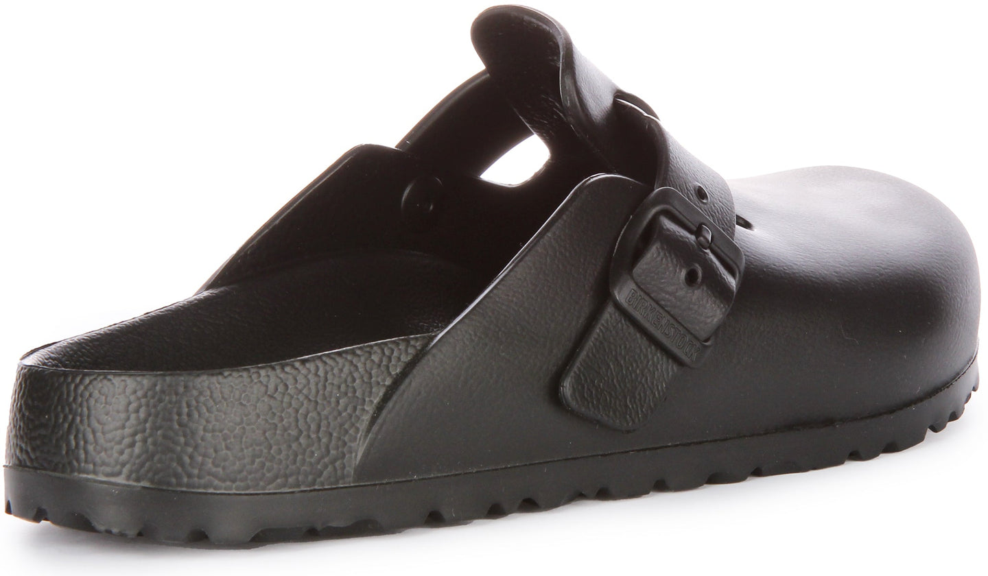 Sabots Birkenstock Boston | EVA noir – édition Essentials pour femme