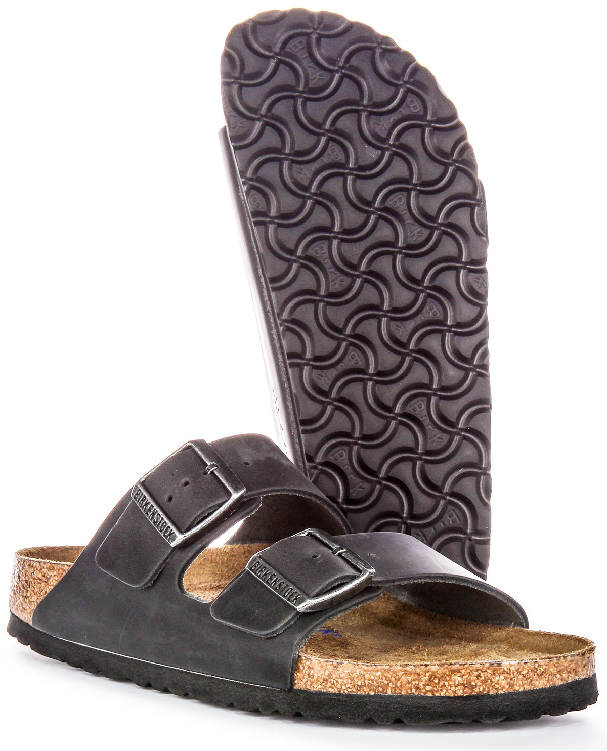 Sandali Birkenstock Arizona | Pelle autentica nera da donna
