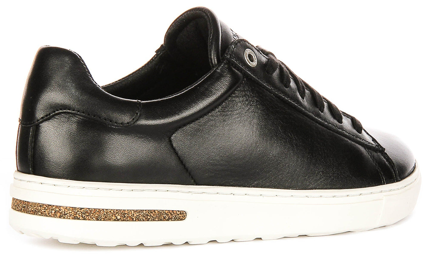 Zapatillas Birkenstock Bend Low | cuero genuino negro para hombres y mujeres - horma regular