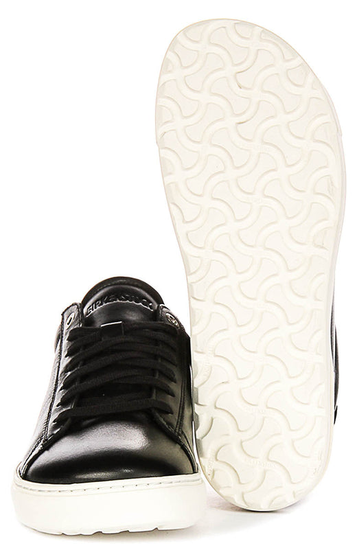 Zapatillas Birkenstock Bend Low | cuero genuino negro para hombres y mujeres - horma regular