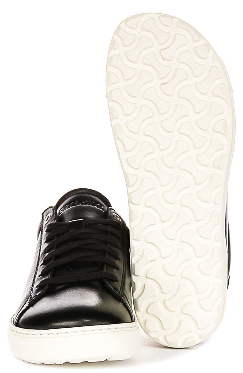 Zapatillas Birkenstock Bend Low | cuero genuino negro para hombres y mujeres - horma regular