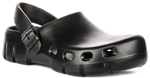Birkenstock Birki Flow sabots | EVA noir pour femmes - coupe standard