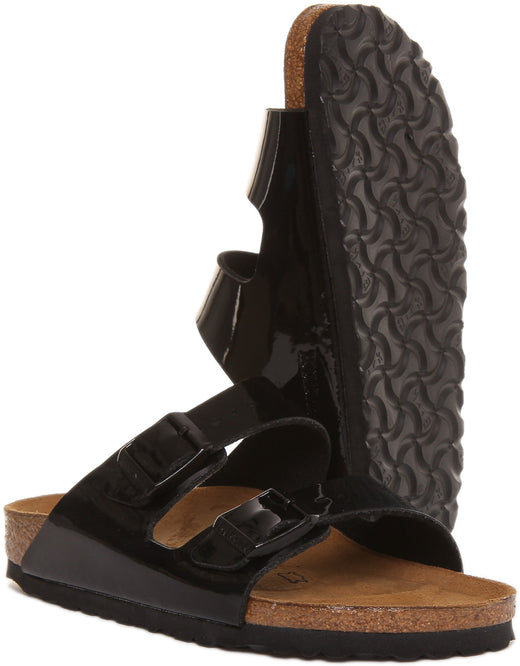 Sandali Birkenstock Arizona | Birko-Flor nero da donna
