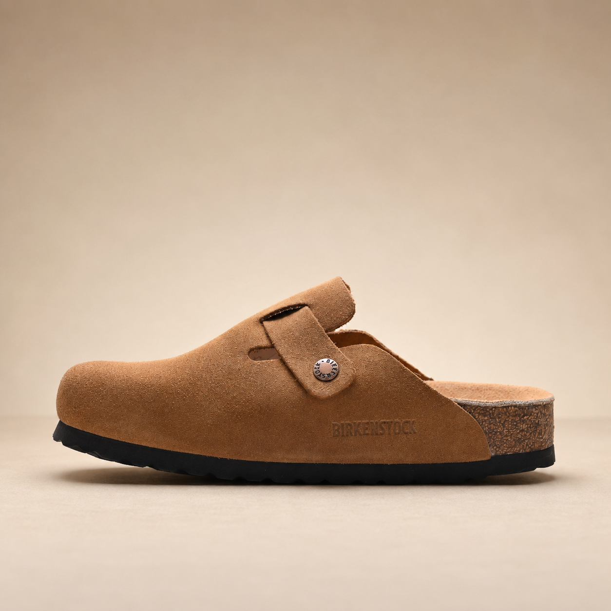 Sabots en daim Birkenstock Boston pour femmes