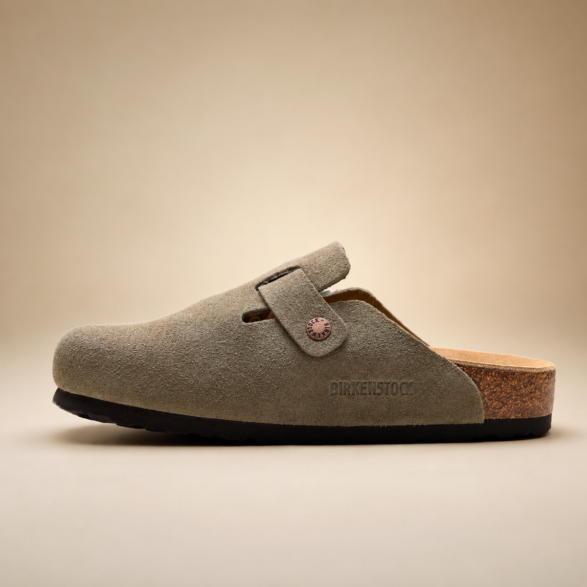 Sabots en daim Birkenstock Boston pour femmes