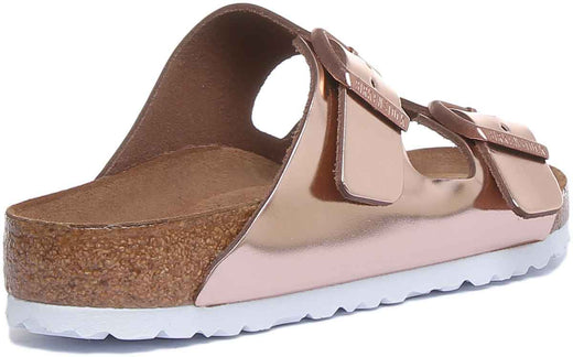 Sandali Birkenstock Arizona | Birko-Flor color rame - plantare morbido da donna