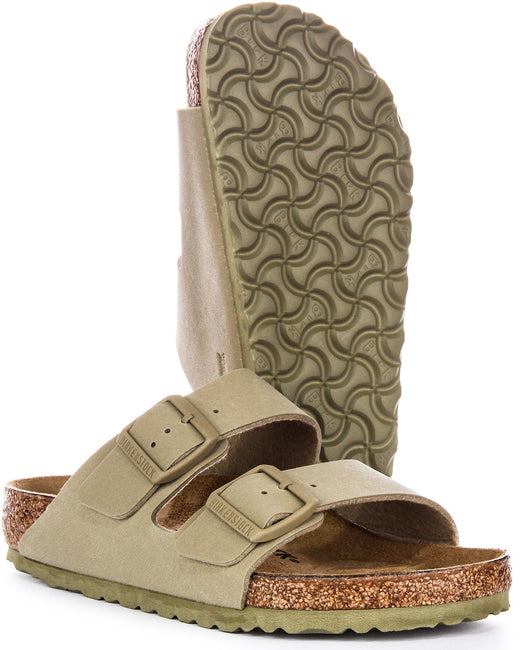 Sandalias Birkenstock Arizona | Birko-Flor caqui para hombre y mujer