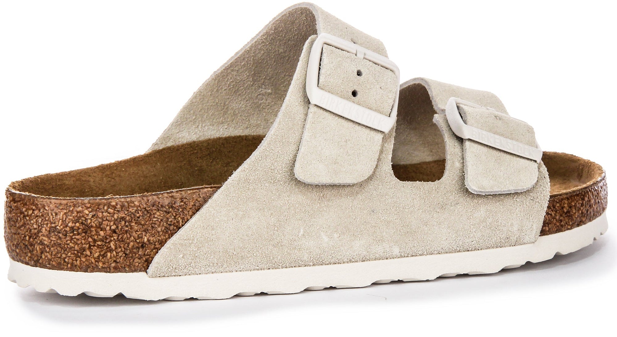 Sandali Birkenstock Arizona | Birko-Flor grigio chiaro per donna - Vestibilità regolare