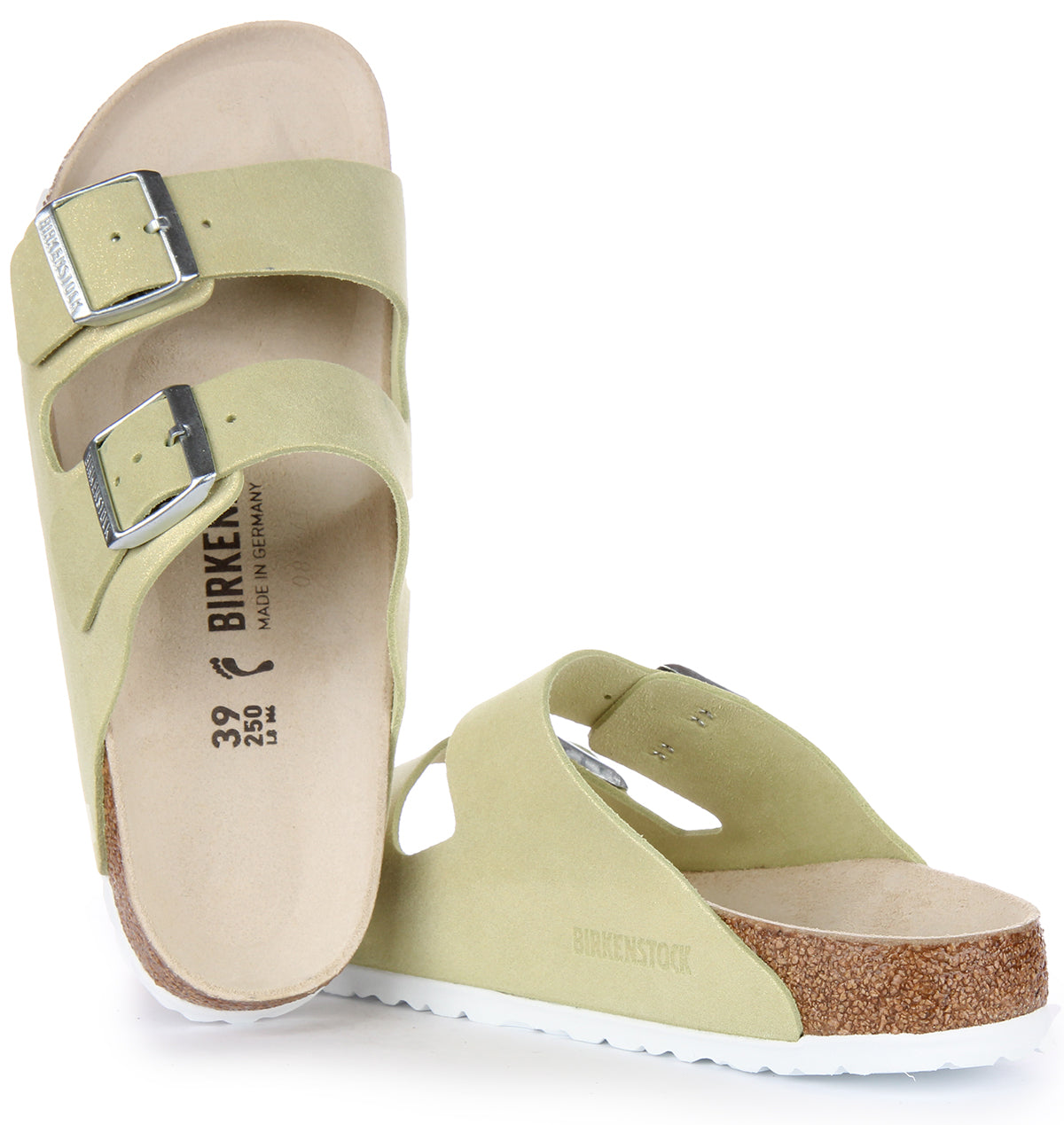 Sandali Birkenstock Arizona | Pelle scamosciata verde chiaro da uomo e donna
