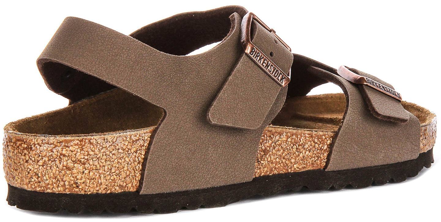 Chaussures Birkenstock New York | Birko-Flor moka pour enfants