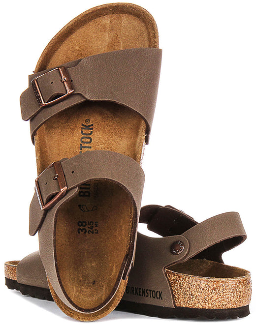 Chaussures Birkenstock New York | Birko-Flor moka pour enfants