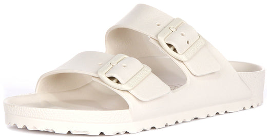 Sandales Birkenstock Arizona | EVA blanc cassé pour hommes et femmes - largeur étroite