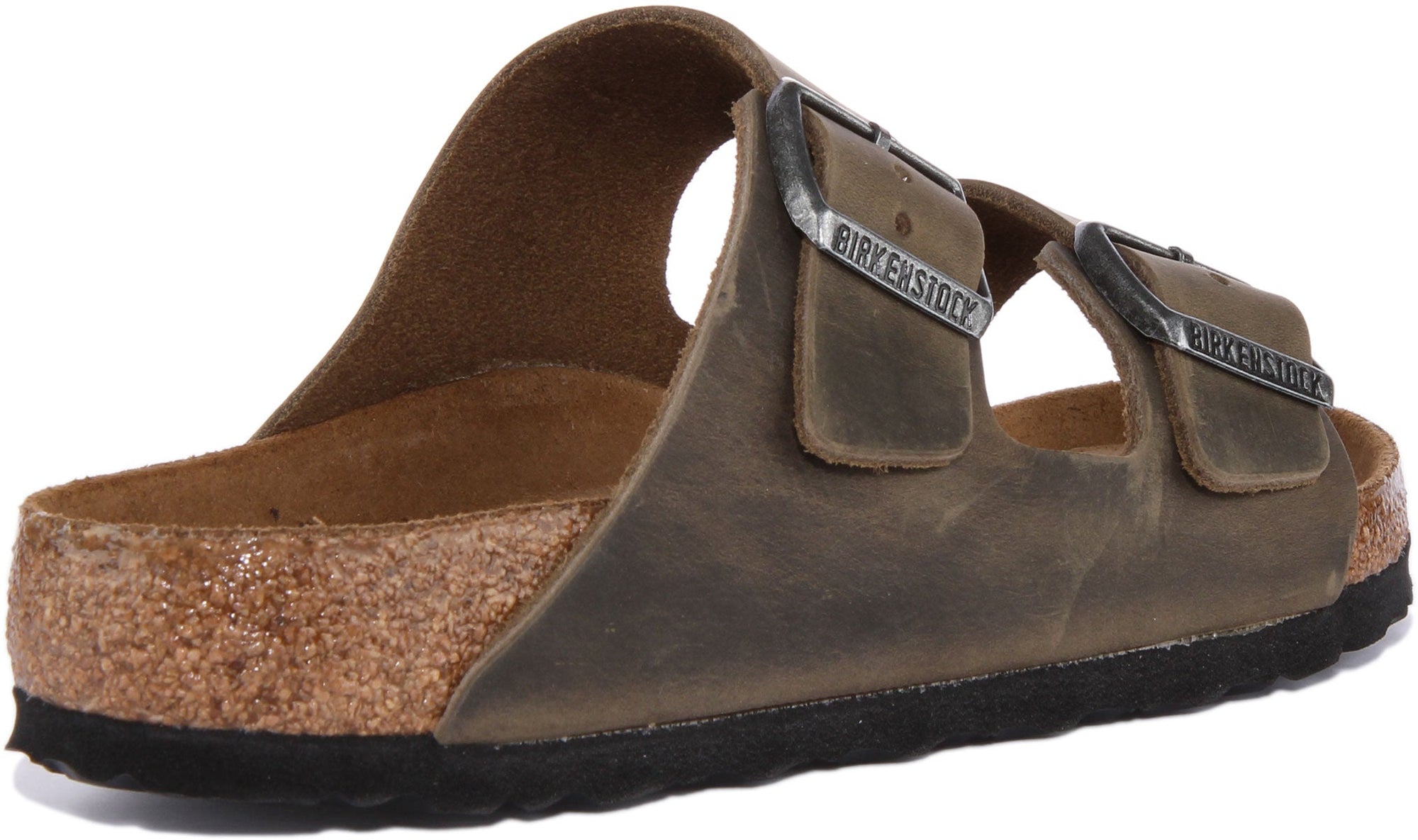 Sandali Birkenstock Arizona | Pelle nabuk oliva da donna