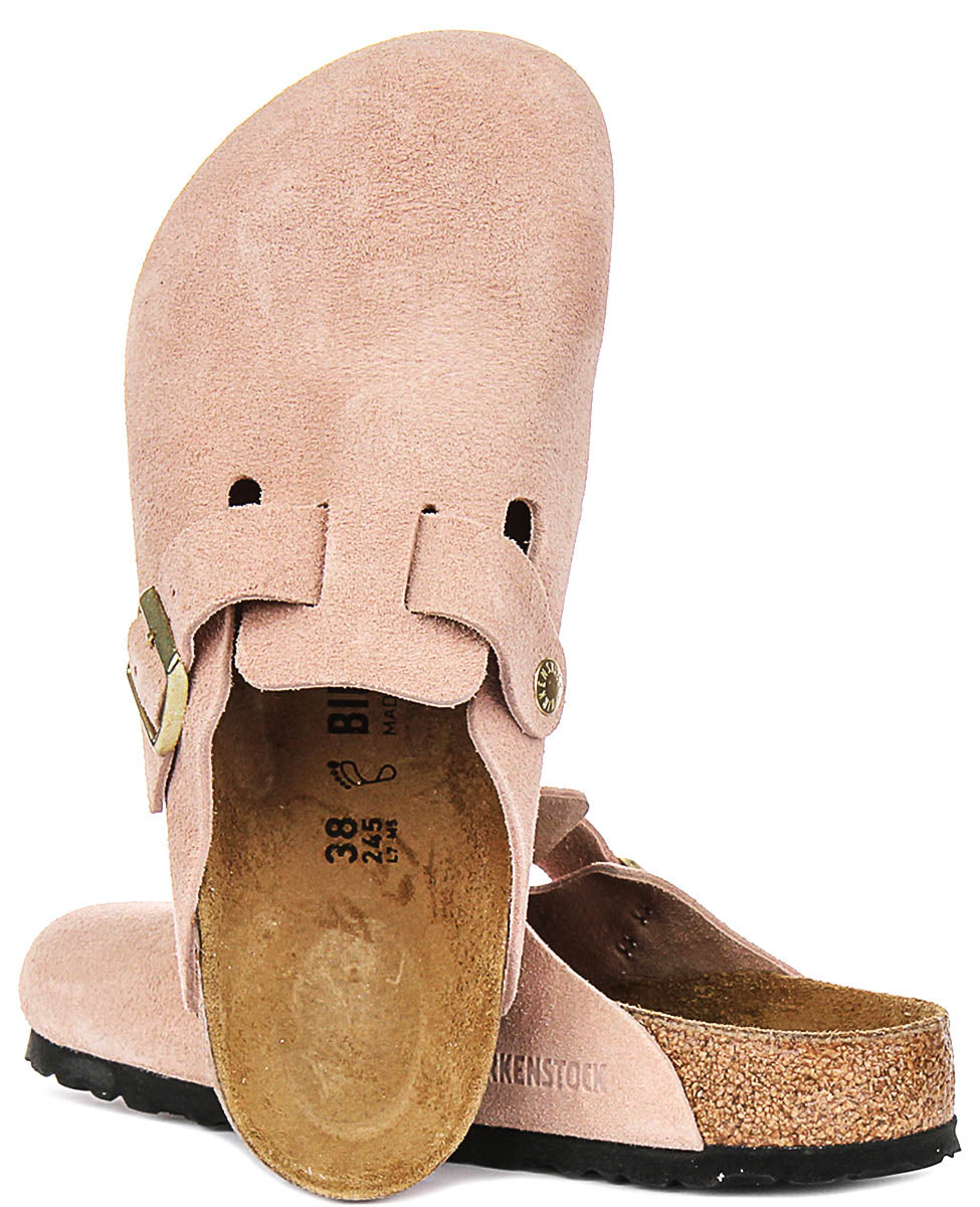 Birkenstock Boston zoccoli | Birko-Flor rosa da uomo e donna