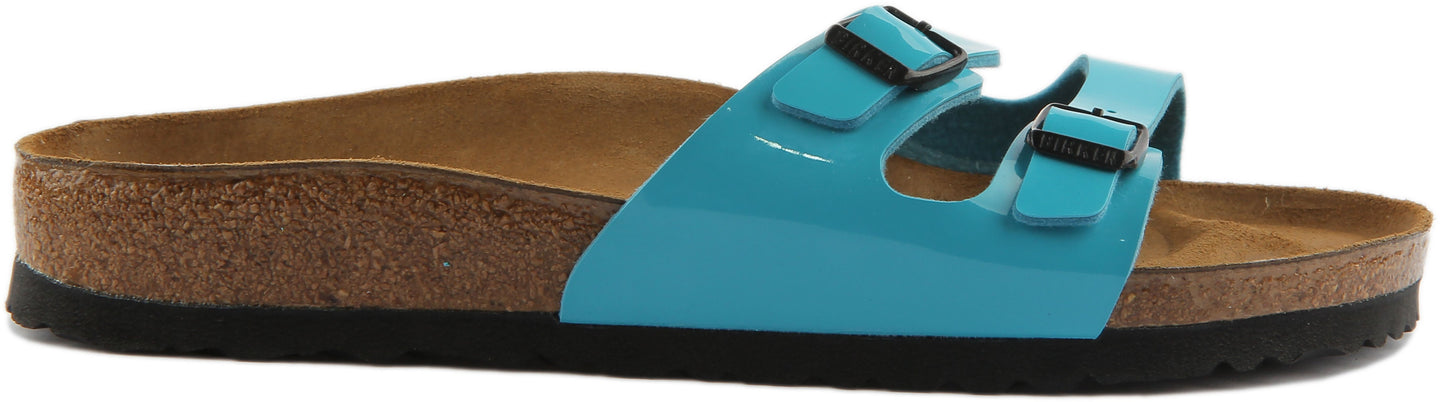 Sandales Birkenstock Ibiza | Birko-Flor bleu marine pour femmes