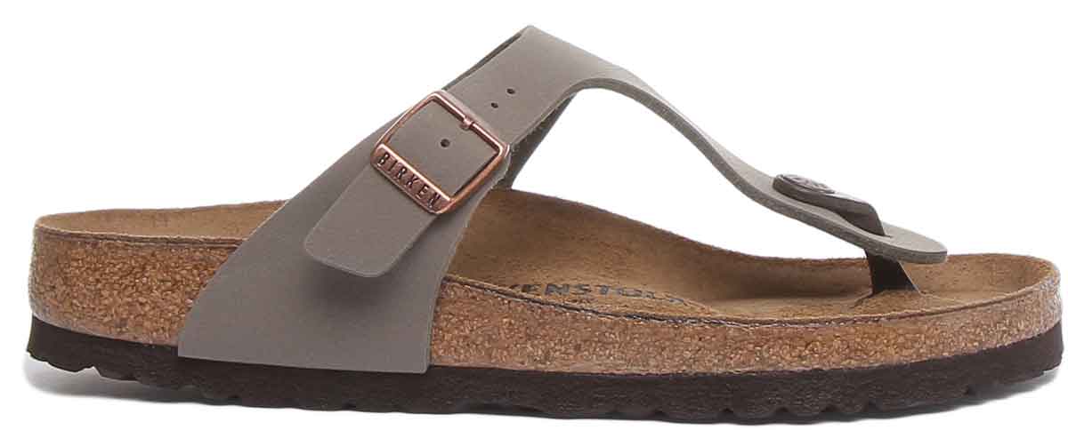 Birkenstock Gizeh-sandaler | Stenfärgad Birko-Flor för kvinnor