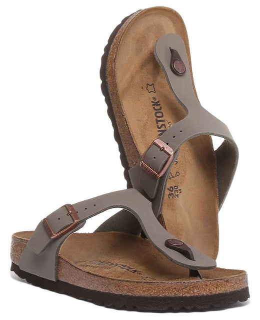 Birkenstock Gizeh-sandaler | Stenfärgad Birko-Flor för kvinnor
