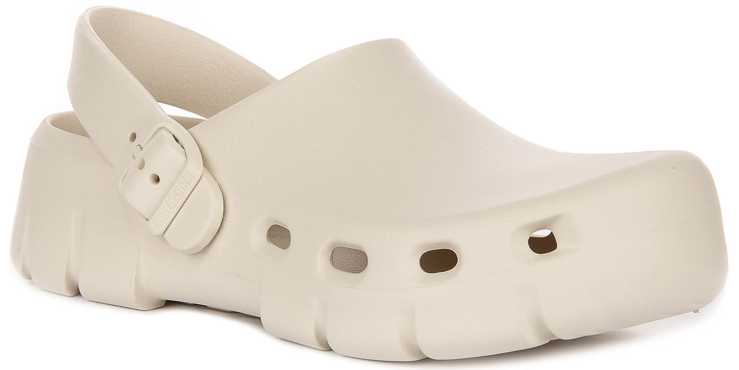 Birkenstock Birki Flow zoccoli | EVA color pietra da uomo e donna - Calzata regolare