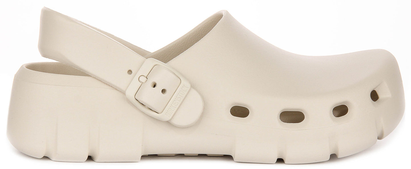 Birkenstock Birki Flow zoccoli | EVA color pietra da uomo e donna - Calzata regolare