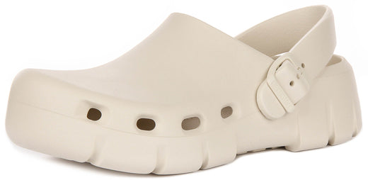 Birkenstock Birki Flow zoccoli | EVA color pietra da uomo e donna - Calzata regolare