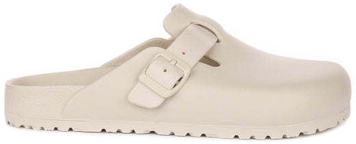 Birkenstock Boston sabots | EVA couleur pierre pour hommes - coupe standard