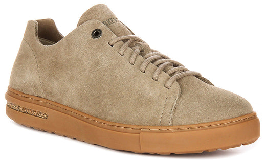 Zapatillas Birkenstock Bend Low | cuero de ante color topo para hombres y mujeres