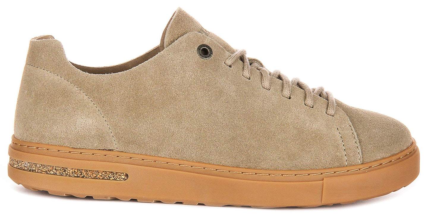 Zapatillas Birkenstock Bend Low | cuero de ante color topo para hombres y mujeres