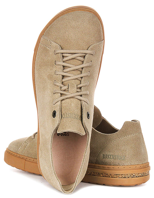 Zapatillas Birkenstock Bend Low | cuero de ante color topo para hombres y mujeres