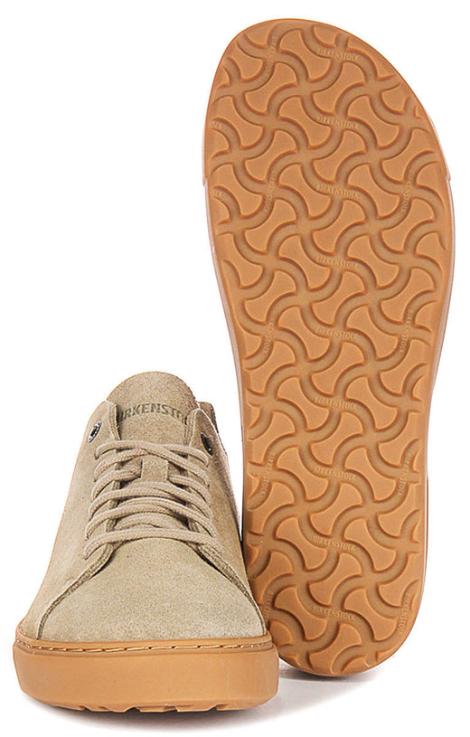 Zapatillas Birkenstock Bend Low | cuero de ante color topo para hombres y mujeres