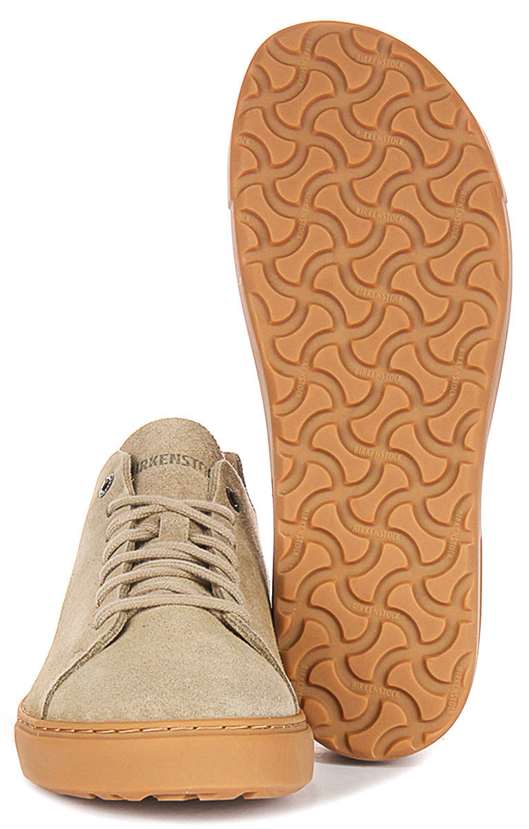 Zapatillas Birkenstock Bend Low | cuero de ante color topo para hombres y mujeres