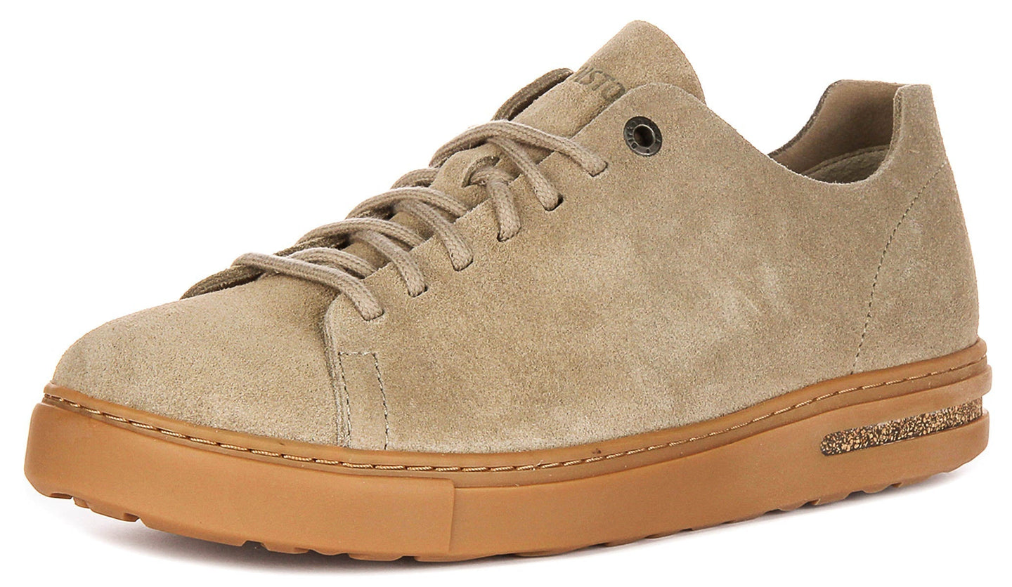 Zapatillas Birkenstock Bend Low | cuero de ante color topo para hombres y mujeres