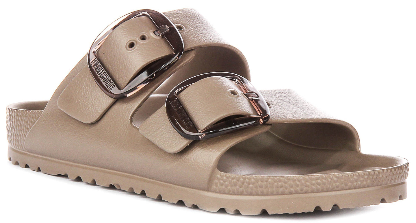 Sandalias Birkenstock Arizona | EVA topo, con hebilla grande, para mujer, horma estrecha