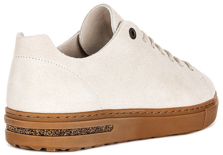 Zapatillas Birkenstock Bend Low | cuero de ante gris para hombres y mujeres - horma regular