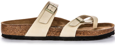 Sandali Birkenstock Mayari | Pelle scamosciata beige da donna