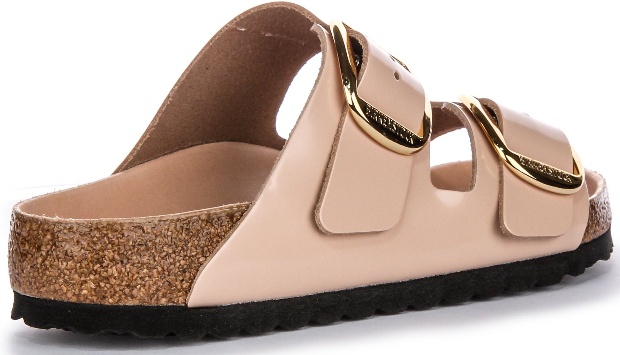 Sandales Birkenstock Arizona | Cuir véritable beige - grande boucle pour femmes