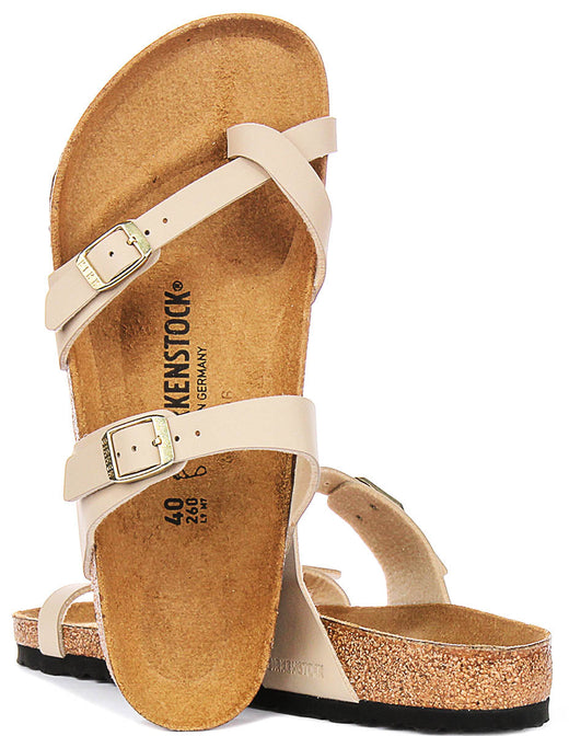 Birkenstock Mayari-sandalen | beige suèdeleer voor heren en dames