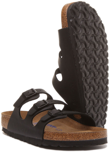 Sandalias Birkenstock Florida | Birko-Flor negras para mujer