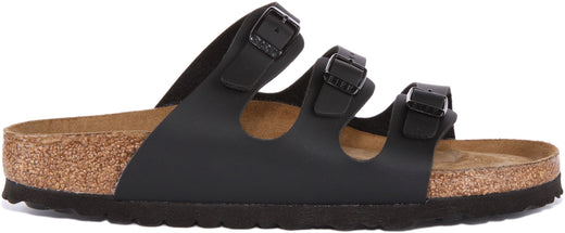 Birkenstock Florida sandalen | zwart Birko-Flor voor dames