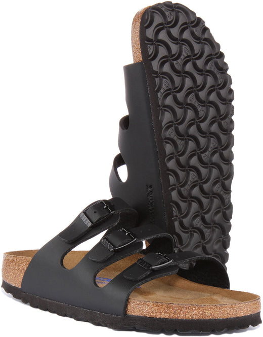 Birkenstock Florida sandalen | zwart Birko-Flor voor dames