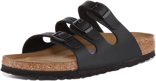Birkenstock Florida sandalen | zwart Birko-Flor voor dames