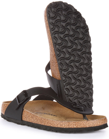 Sandales Birkenstock Gizeh | Birko-Flor noir pour femme