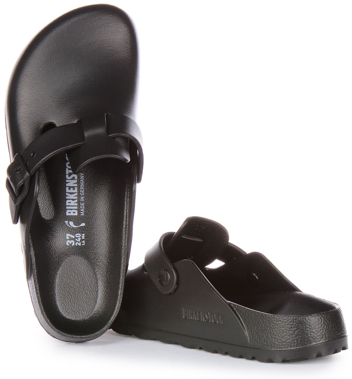 Birkenstock Boston-klompen | Zwart EVA - Essentials Edition voor dames