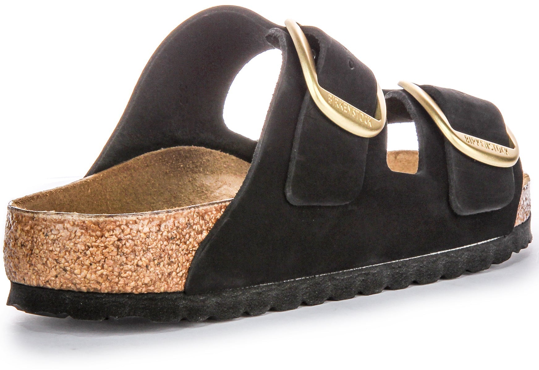 Birkenstock Arizona-sandalen | Zwart suèdeleer - Big Buckle voor dames