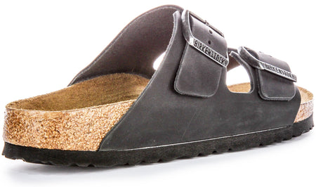 Sandali Birkenstock Arizona | Pelle autentica nera da donna