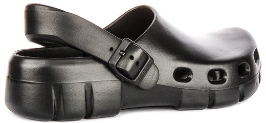 Birkenstock Birki Flow sabots | EVA noir pour femmes - coupe standard